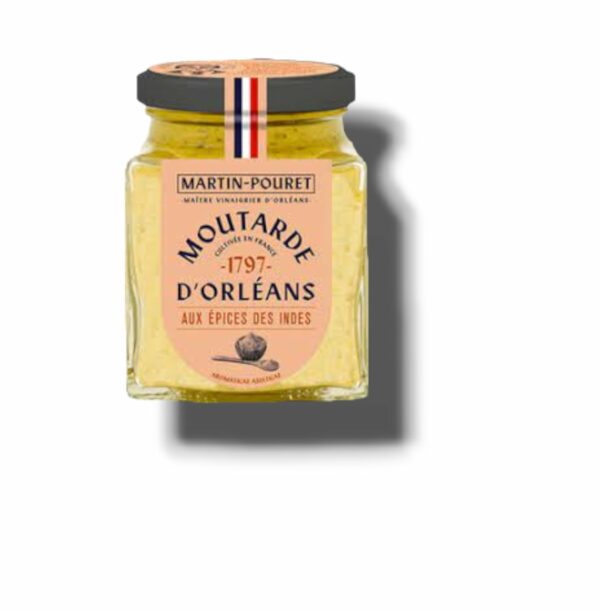 MOUTARDE D'ORLEANS AUX EPICES DES INDES 200 GR