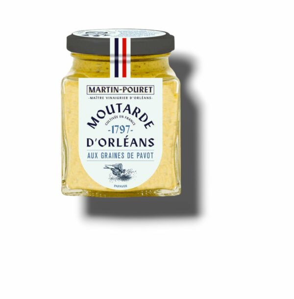 MOUTARDE AUX GRAINES DE PAVOT 95 GR