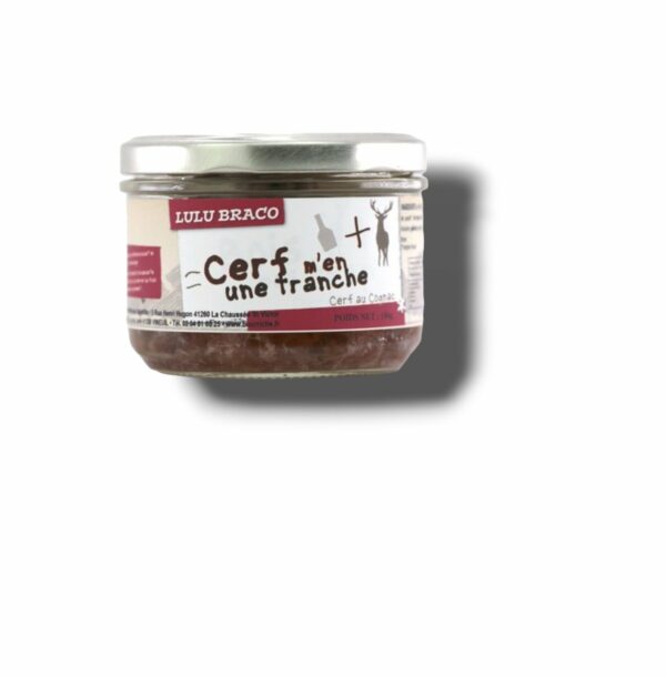 LULU BRACO TERRINE DE CERF AU COGNAC 180 GR