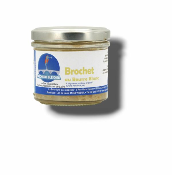RILLETTES DE BROCHET AU BEURRE BLANC 80 GR