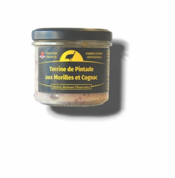 TERRINE DE PINTADE AUX MORILLES ET COGNAC 80 GR