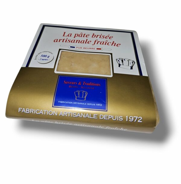 PATE BRISÉE ARTISANALE FRAICHE 500 GR