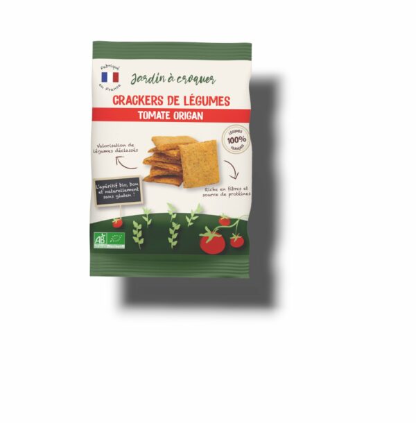 CRACKERS DE LEGUMES TOMATE ORIGAN 70 GR