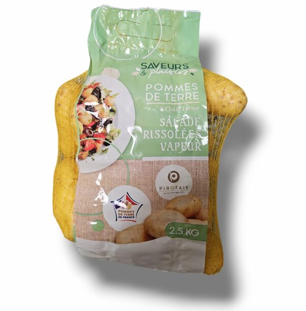 POMME DE TERRE PEAU BLANCHE "SALADE, RISSOLÉES, VAPEUR" 2,5 KG