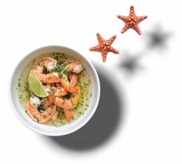 SALADE DE GAMBAS A L'AIL 200 GR