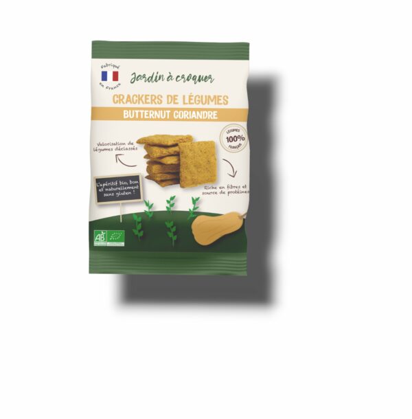 CRAKERS DE LEGUMES BUTTERNUT CORIANDRE 70 GR