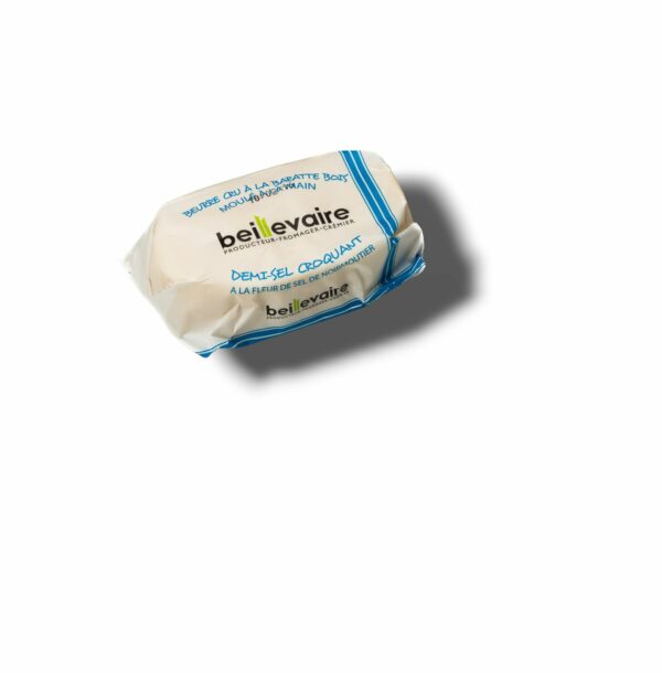 BEURRE CRU DEMI SEL CROQUANT 250 GR