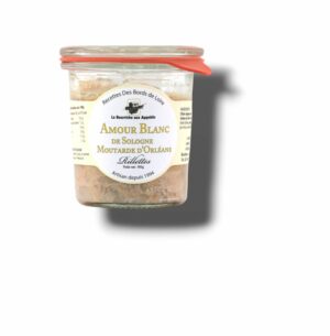 RILLETTES D'AMOUR BLANC DE SOLOGNE A LA MOUTARDE D'ORLEANS 100 GR