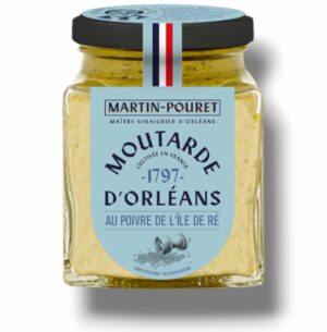 MOUTARDE D'ORLÉANS AU POIVRE DE L'ILE DE RÉ 200 GR