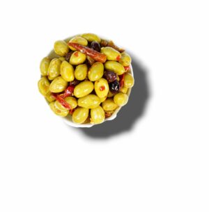 OLIVE COCKTAIL AUX PIMENTS DOUX