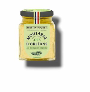 MOUTARDE D'ORLEANS AUX MORCEAUX DE CORNICHONS 200 GR