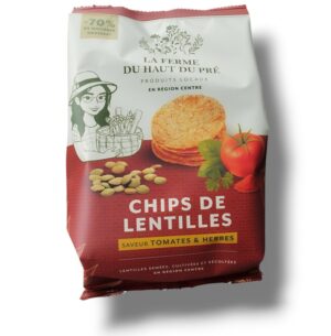 CHIPS DE LENTILLES TOMATES/HERBES 75 GR