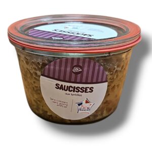 BOCAL SAUCISSE LENTILLE 260 GR