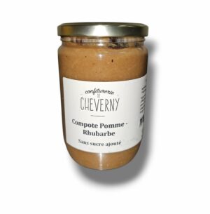 COMPOTE DE POMME / RHUBARBE 640 GR