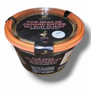 FOIE GRAS DE CANARD ENTIER MI-CUIT IGP SUD-OUEST 270 GR