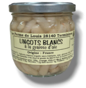 LINGOTS BLANCS GRAISSE D'OIE 350 Gr