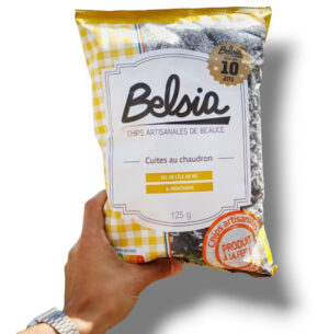CHIPS BELSIA MOUTARDE 125 GR