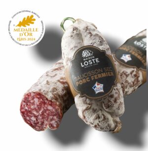 SAUCISSON PUR PORC FERMIER 250 GR