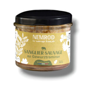 TERRINE SANGLIER SAUVAGE AU GEWURZTRAMINER 100 GR