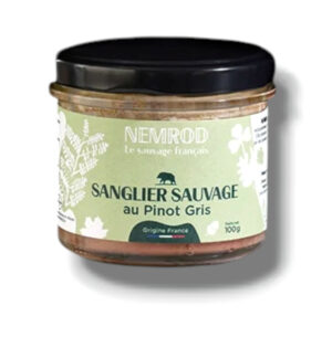 TERRINE SANGLIER SAUVAGE AU PINOT GRIS 100 GR
