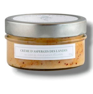 TARTINABLE D'ASPERGES DES LANDES AUX ZESTES DE CITRON ET PIMENT D'ESPELETTE